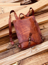 Load image into Gallery viewer, Multi Use Backpack - One of a Kind - Piel Rustika