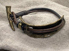 Load image into Gallery viewer, Hammered Half Cuff - Piel Rustika