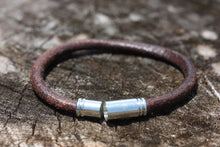 Load image into Gallery viewer, Tubular Antique Silver - Piel Rustika