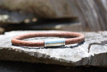 Load image into Gallery viewer, Tubular Antique Silver - Piel Rustika