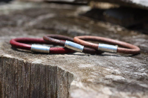 Tubular Antique Silver - Piel Rustika