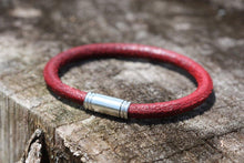 Load image into Gallery viewer, Tubular Antique Silver - Piel Rustika