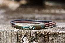 Load image into Gallery viewer, Vintage Brass Double Strands - Piel Rustika