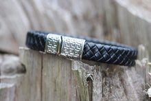 Load image into Gallery viewer, Stainless Steel Debossed Greek Key - Piel Rustika