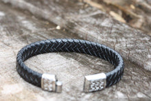 Load image into Gallery viewer, Stainless Steel Debossed Greek Key - Piel Rustika