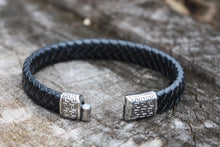 Load image into Gallery viewer, Stainless Steel Debossed Greek Key - Piel Rustika