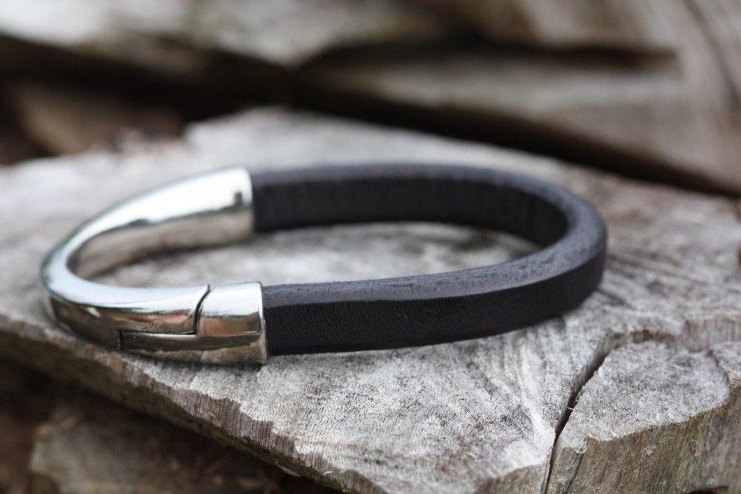 Magnetic Half Cuff - Piel Rustika