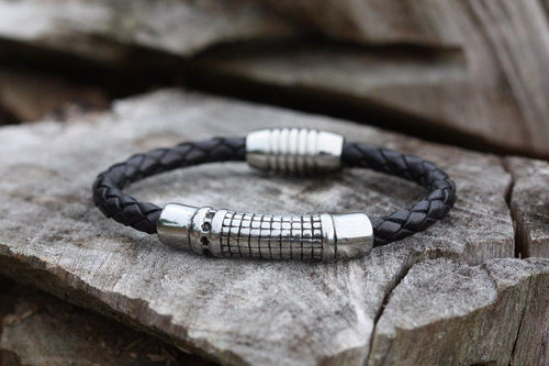 Stainless Steel Curved Charm - Piel Rustika