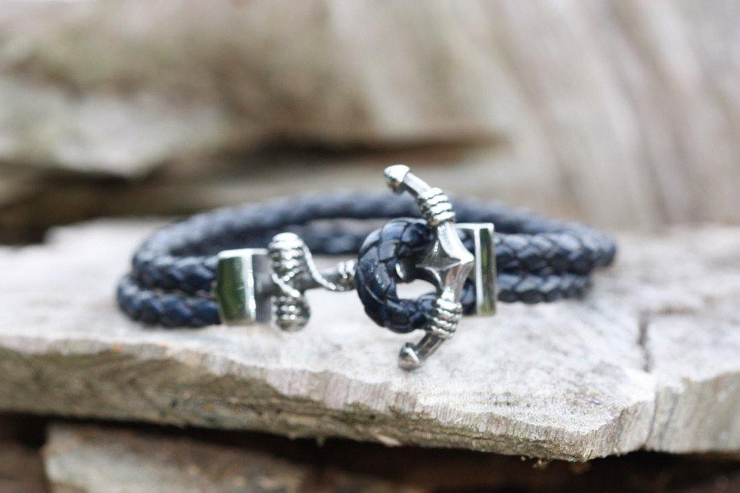 Stainless Steel Anchor & Rope - Piel Rustika