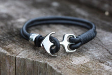 Load image into Gallery viewer, Stainless Steel Anchor &amp; Charm - Piel Rustika