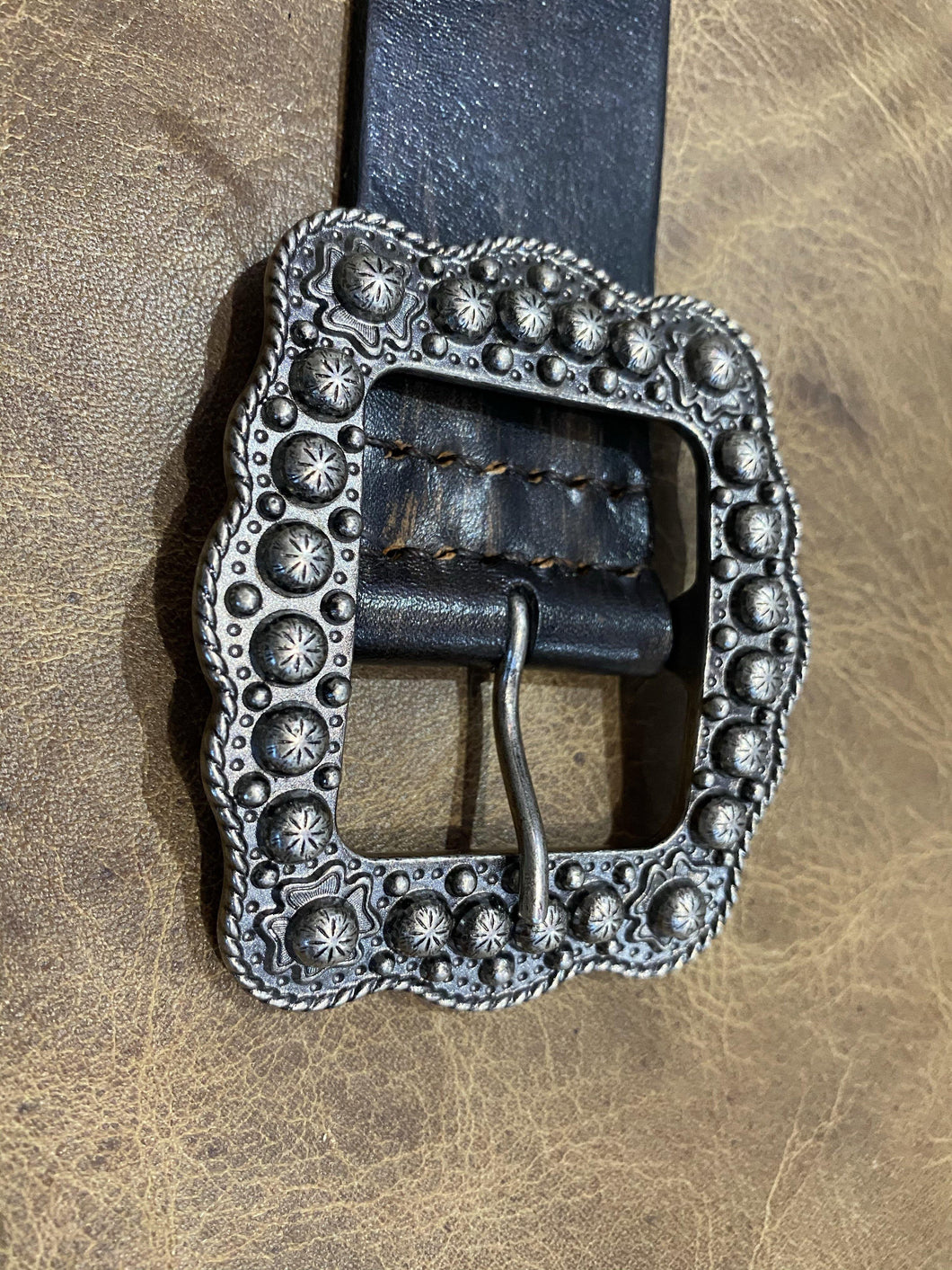 Vintage Bubbles Belt - Piel Rustika