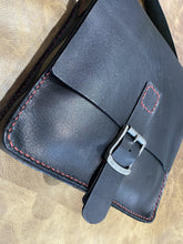 Load image into Gallery viewer, Black Buckled Crossbody Bag - Piel Rustika