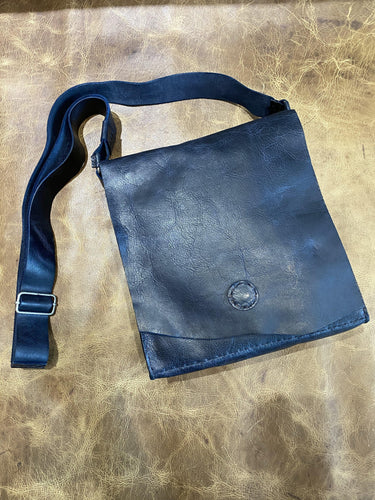 Navy Blue Crossbody - Piel Rustika