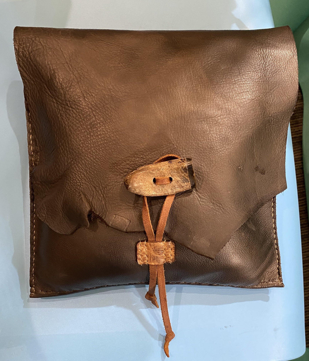 One of a Kind Brown Crossbody Bag - Piel Rustika